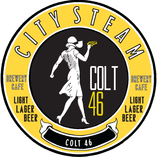 Colt 46 Lager Citysteam Brewery